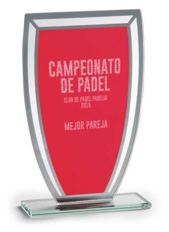 T20704-2 / TROFEO DE CRISTAL ECONOMICO